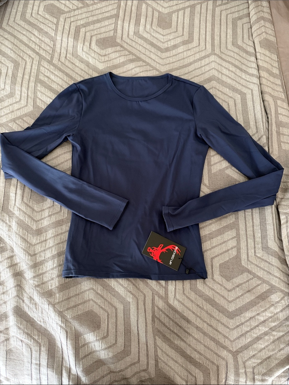 Bucked Up Base Long Sleeve Top Sz Medium in Space Blue
